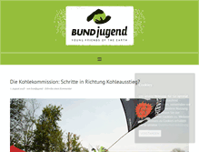 Tablet Screenshot of blog.bundjugend.de